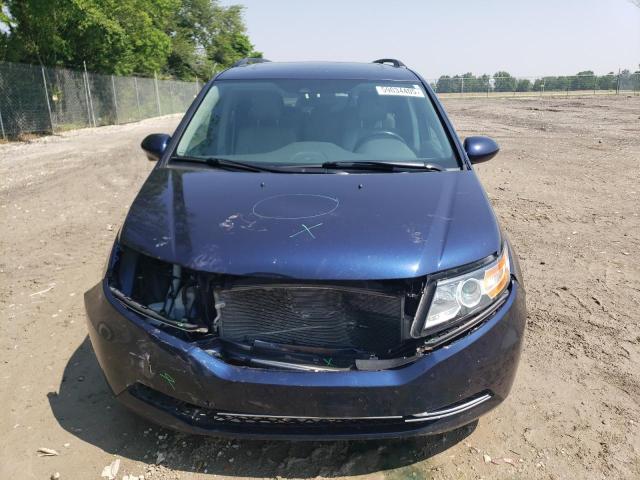 5FNRL5H60GB016635 - 2016 HONDA ODYSSEY EXL BLUE photo 5