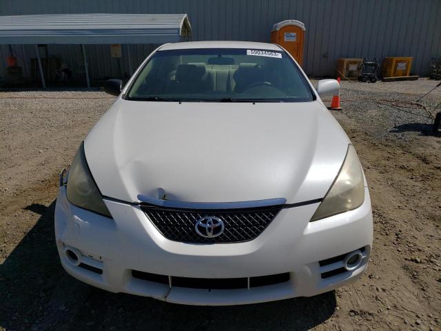 4T1CE30P98U766693 - 2008 TOYOTA CAMRY SOLA SE WHITE photo 5