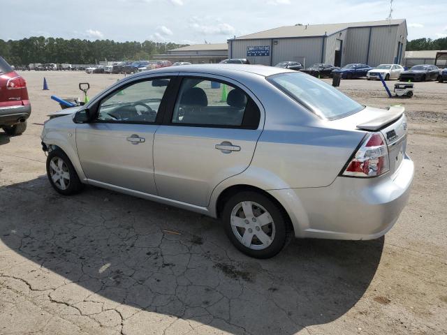 KL1TD56667B134608 - 2007 CHEVROLET AVEO BASE SILVER photo 2