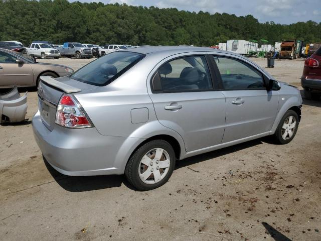 KL1TD56667B134608 - 2007 CHEVROLET AVEO BASE SILVER photo 3