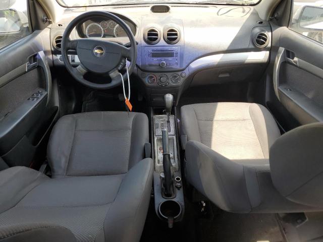 KL1TD56667B134608 - 2007 CHEVROLET AVEO BASE SILVER photo 8