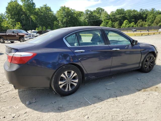 1HGCR2F33EA069994 - 2014 HONDA ACCORD LX BLUE photo 3