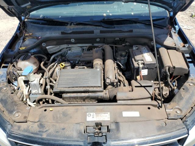 3VW2B7AJ5HM303784 - 2017 VOLKSWAGEN JETTA S BLUE photo 11