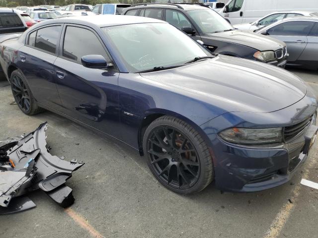 2C3CDXCT1HH584372 - 2017 DODGE CHARGER R/T BLUE photo 4