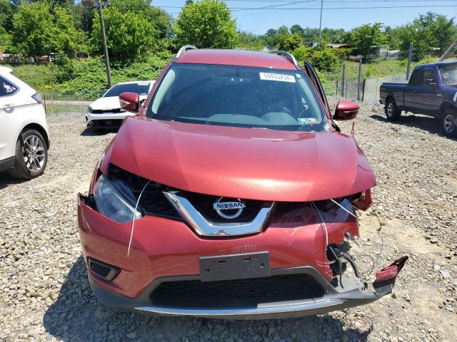 5N1AT2MV4FC782240 - 2015 NISSAN ROGUE S RED photo 5