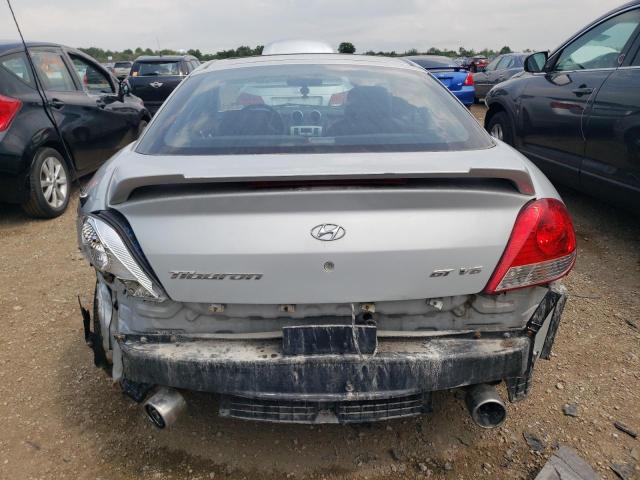 KMHHN65F36U224140 - 2006 HYUNDAI TIBURON GT SILVER photo 6