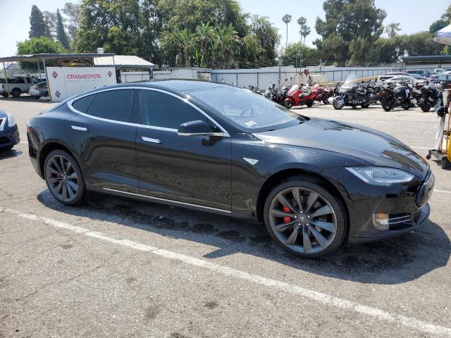 5YJSA1H19EFP31897 - 2014 TESLA MODEL S Սև լուսանկար 4