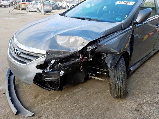 5NPEB4AC2EH937359 - 2014 HYUNDAI SONATA GLS  photo 9