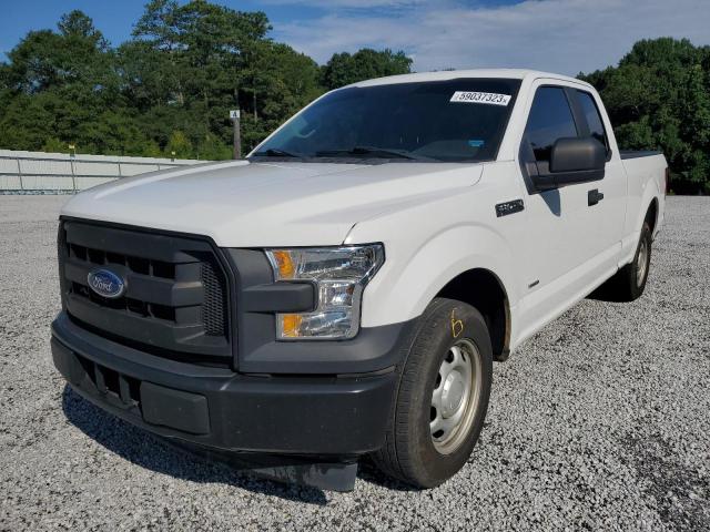 1FTEX1CG0HFC38648 - 2017 FORD F150 SUPER CAB WHITE photo 1