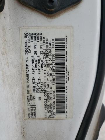 5TBRT3419YS079396 - 2000 TOYOTA TUNDRA ACCESS CAB 白色 照片 13