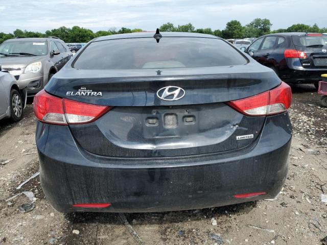 5NPDH4AE1DH345798 - 2013 HYUNDAI ELANTRA GLS BLACK photo 6