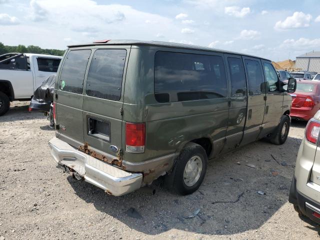 1FMRE11L03HB67516 - 2003 FORD ECONOLINE E150 WAGON GREEN photo 3