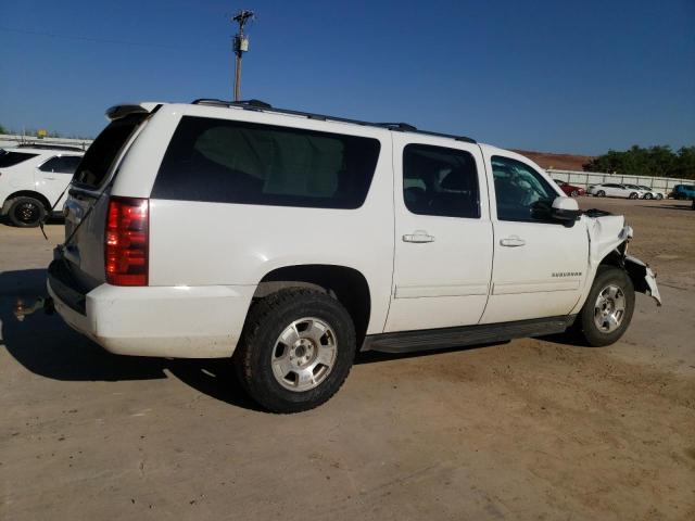 1GNSCHE08DR294957 - 2013 CHEVROLET SUBURBAN C1500  LS WHITE photo 3