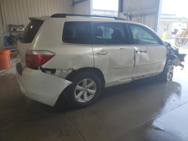 5TDJK3EH0AS024621 - 2010 TOYOTA HIGHLANDER SE WHITE photo 3