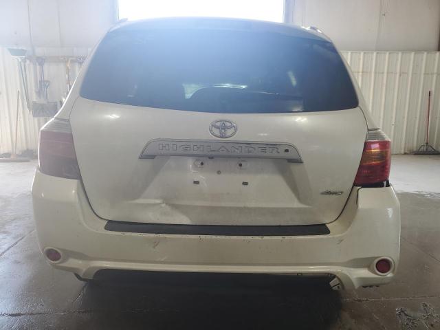 5TDJK3EH0AS024621 - 2010 TOYOTA HIGHLANDER SE WHITE photo 6