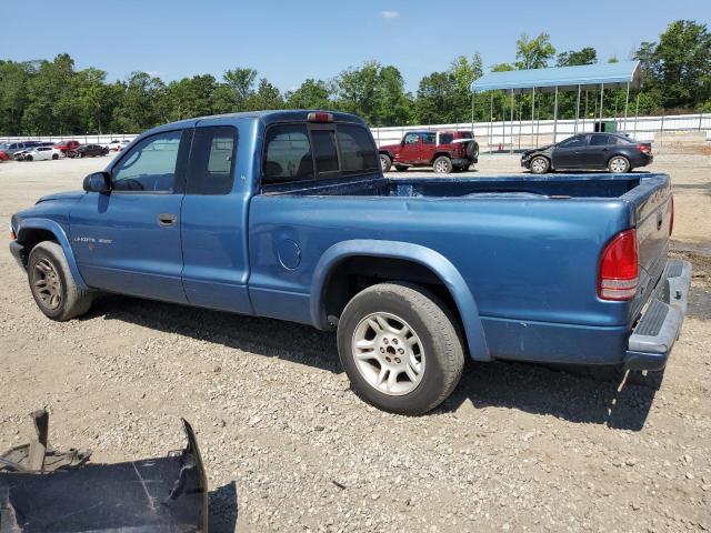 1B7GL32X62S639783 - 2002 DODGE DAKOTA SPORT BLUE photo 2