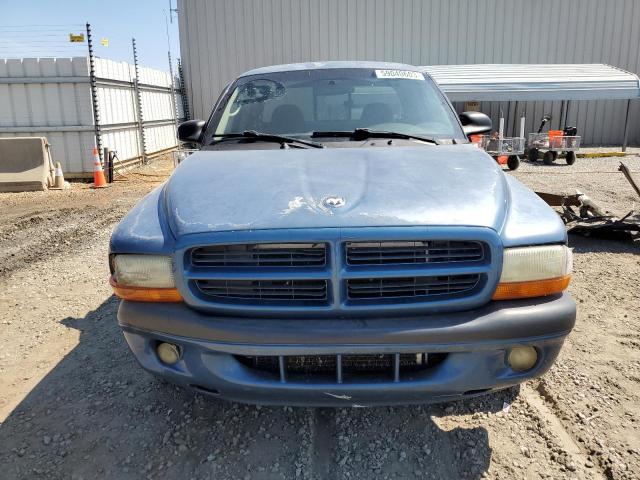 1B7GL32X62S639783 - 2002 DODGE DAKOTA SPORT BLUE photo 5