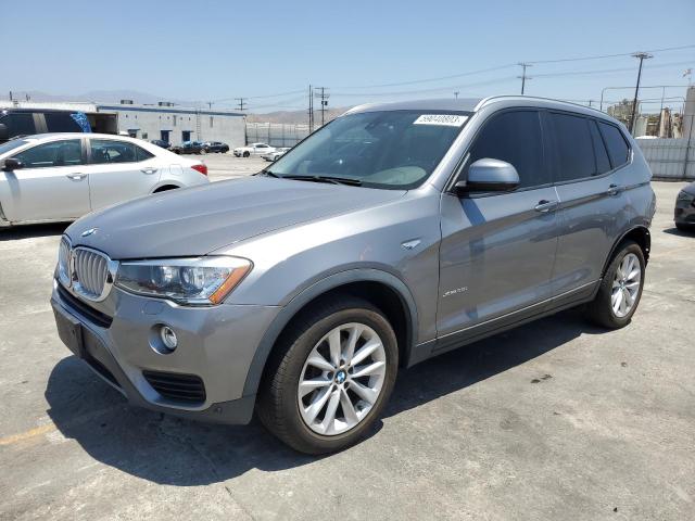 5UXWX9C52G0D93125 - 2016 BMW X3 XDRIVE28I GRAY photo 1