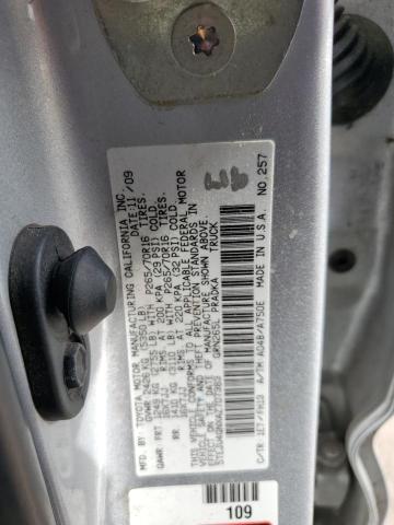 5TEJU4GNXAZ707383 - 2010 TOYOTA TACOMA DOUBLE CAB PRERUNNER SILVER photo 12