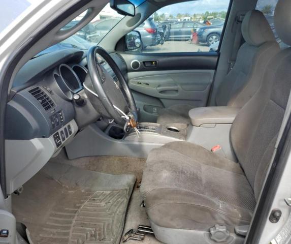 5TEJU4GNXAZ707383 - 2010 TOYOTA TACOMA DOUBLE CAB PRERUNNER SILVER photo 7