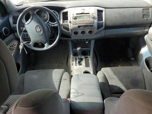 5TEJU4GNXAZ707383 - 2010 TOYOTA TACOMA DOUBLE CAB PRERUNNER SILVER photo 8