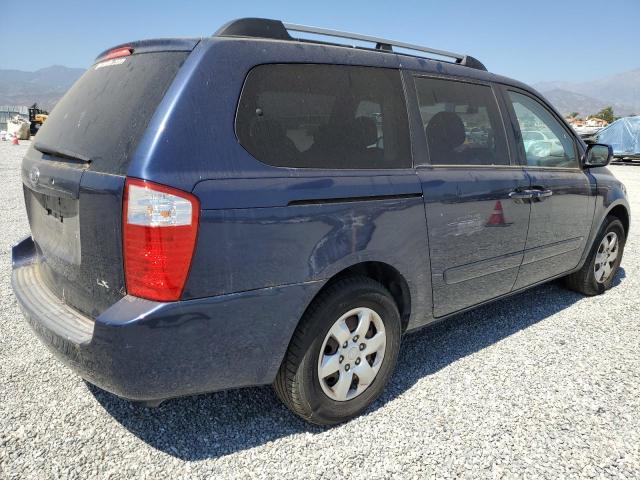 KNDMB233876179229 - 2007 KIA SEDONA EX BLUE photo 3