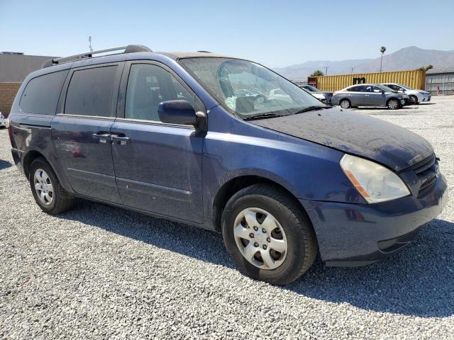 KNDMB233876179229 - 2007 KIA SEDONA EX BLUE photo 4