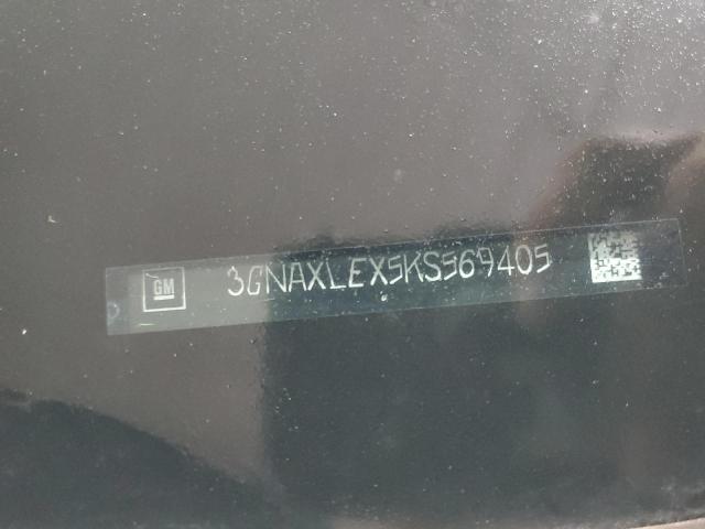 3GNAXLEX5KS569405 - 2019 CHEVROLET EQUINOX LT Mavi foto 12