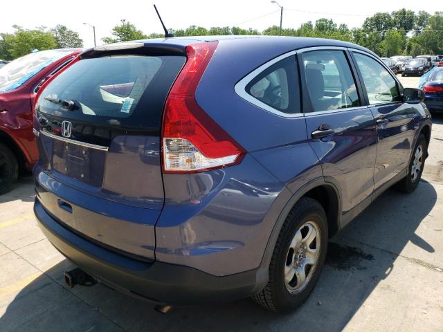 2HKRM3H3XEH518543 - 2014 HONDA CR-V LX BLUE photo 3