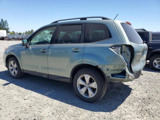 JF2SJAEC1EH540451 - 2014 SUBARU FORESTER 2.5I PREMIUM 绿色 照片 2