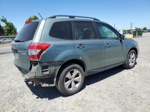 JF2SJAEC1EH540451 - 2014 SUBARU FORESTER 2.5I PREMIUM 绿色 照片 3