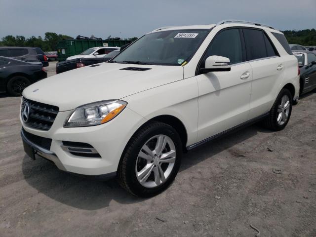 4JGDA5HB5DA250766 - 2013 MERCEDES-BENZ ML 350 4MATIC WHITE photo 1