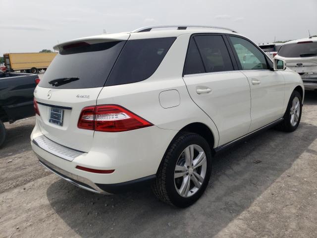 4JGDA5HB5DA250766 - 2013 MERCEDES-BENZ ML 350 4MATIC WHITE photo 3
