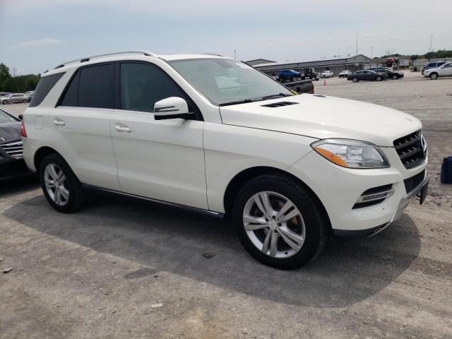 4JGDA5HB5DA250766 - 2013 MERCEDES-BENZ ML 350 4MATIC WHITE photo 4