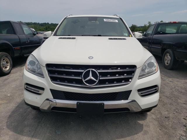 4JGDA5HB5DA250766 - 2013 MERCEDES-BENZ ML 350 4MATIC WHITE photo 5