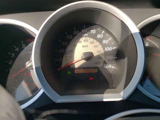 5TEUU42N58Z552191 - 2008 TOYOTA TACOMA ACCESS CAB ვერცხლისფერი ფოტო 9