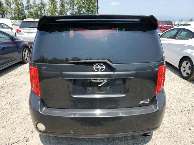 JTLKE50E681018855 - 2008 TOYOTA SCION XB BLACK photo 6
