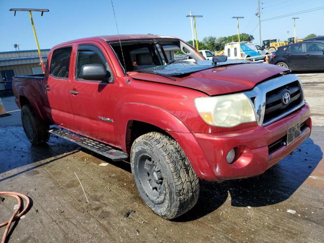 5TEKU72N96Z302555 - 2006 TOYOTA TACOMA DOUBLE CAB PRERUNNER LONG BED RED photo 4