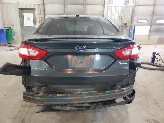 3FA6P0H77GR114438 - 2016 FORD FUSION SE GRAY photo 6