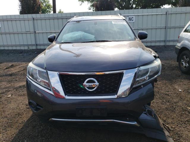 5N1AR2MM4EC685561 - 2014 NISSAN PATHFINDER S GRAY photo 5