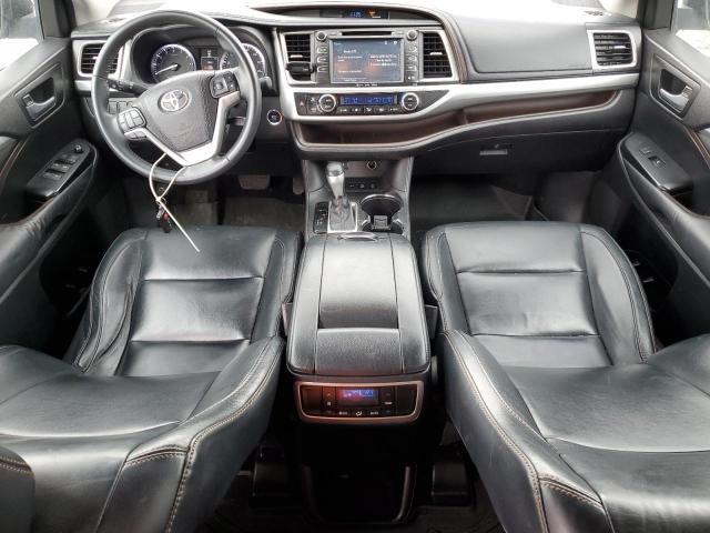 5TDJKRFH8GS287742 - 2016 TOYOTA HIGHLANDER XLE BLUE photo 8