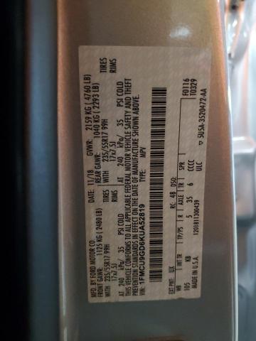 1FMCU9GD6KUA52819 - 2019 FORD ESCAPE SE SILVER photo 14