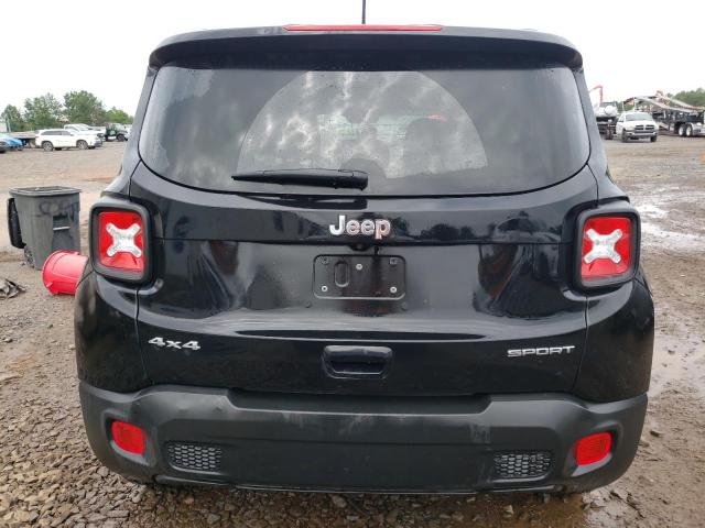 ZACNJBAB8KPK82252 - 2019 JEEP RENEGADE SPORT BLACK photo 6