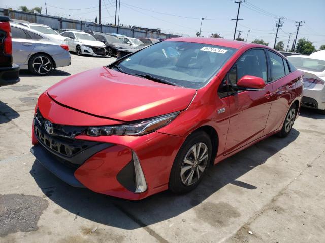 JTDKARFP0K3115259 - 2019 TOYOTA PRIUS PRIM RED photo 1