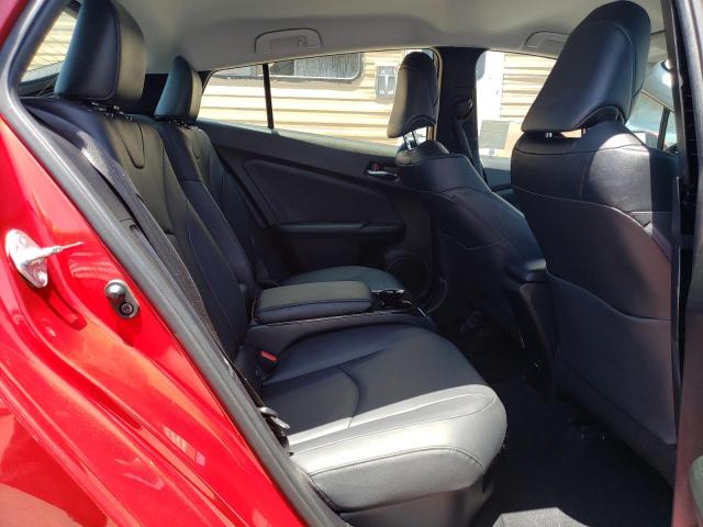 JTDKARFP0K3115259 - 2019 TOYOTA PRIUS PRIM RED photo 10