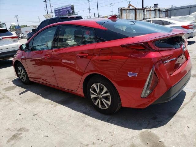 JTDKARFP0K3115259 - 2019 TOYOTA PRIUS PRIM RED photo 2
