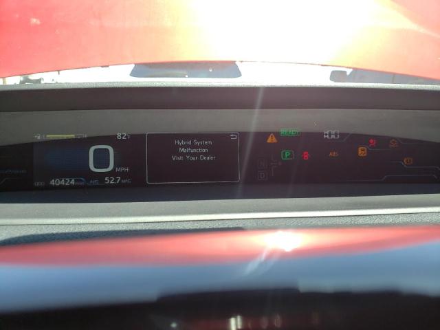 JTDKARFP0K3115259 - 2019 TOYOTA PRIUS PRIM RED photo 9