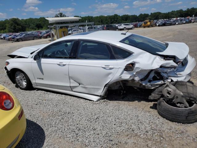 3FA6P0LUXFR157330 - 2015 FORD FUSION SE HYBRID WHITE photo 2