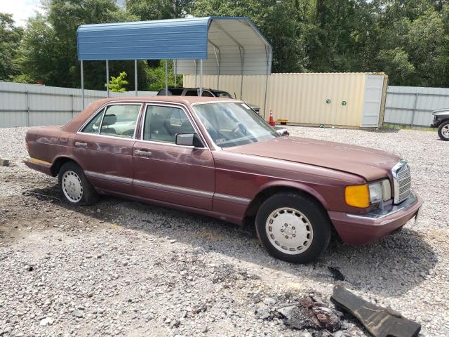 WDBCA24D1LA531711 - 1990 MERCEDES-BENZ 300 SE BURGUNDY photo 4