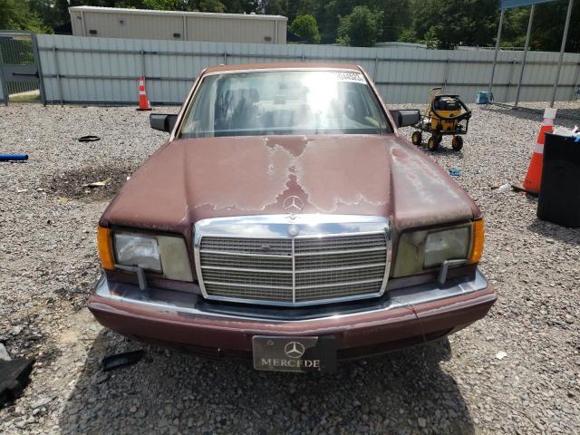 WDBCA24D1LA531711 - 1990 MERCEDES-BENZ 300 SE BURGUNDY photo 5